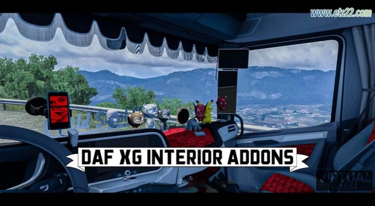 【付费模组泄露搬运】DAF XF/XG 内饰插件 v1.4 1.50