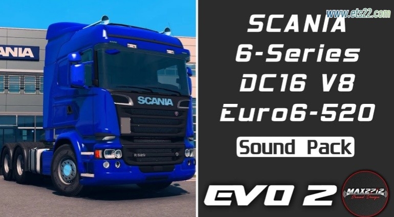 【付费模组泄露搬运】斯堪尼亚 6 系列 520 DC16 V8 声音包 V1.0 1.50