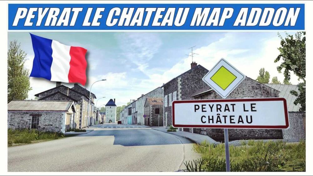 地图Mod-欧卡资源站Peyrat-le-Chateau 地图插件 v1.0欧卡2mod(1)