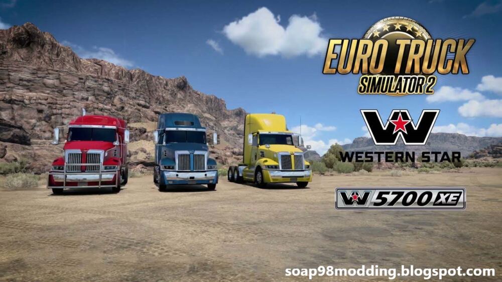 车头Mod-欧卡资源站Western Star 5700XE by soap98 – ETS2 v1.1.6欧卡2mod(1)