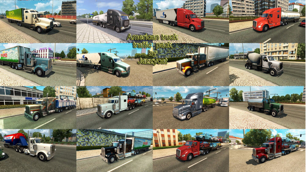  AI车辆-欧卡资源站American Truck Traffic Pack by Jazzycat v2.6.12欧卡2mod(1)