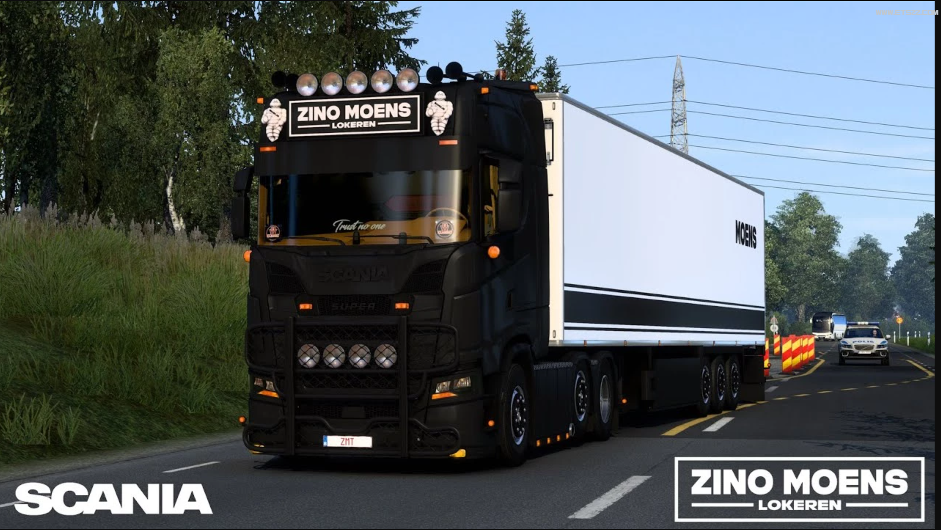 「付费模组泄露搬运」-欧卡资源站【付费模组】斯堪尼亚 S650 ZINO MOENS TRANSPORT + 拖车 V1.49欧卡2mod(1)