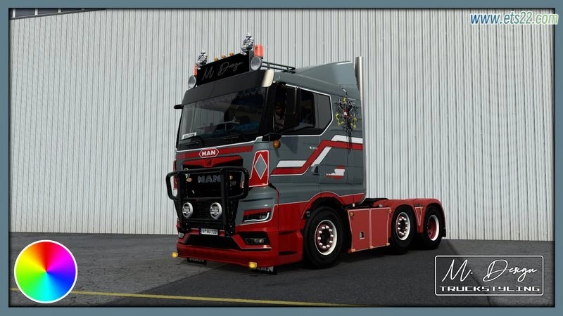 「欧卡涂装区」-欧卡资源站新版皮肤 MAN TGX V1.0 全版本通用欧卡2mod(3)