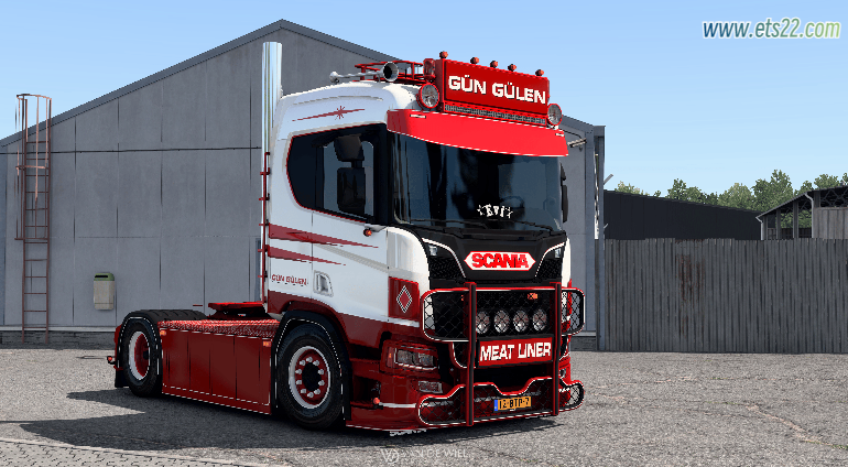 「付费模组泄露搬运」-欧卡资源站【付费模组泄露搬运】斯堪尼亚 460R GÜN GÜLEN V3.0 1.49（作者:Van de Wiel Truck)欧卡2mod(1)