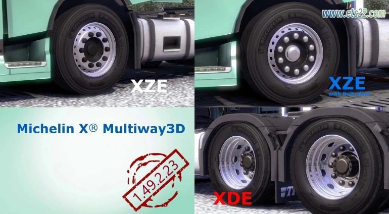 其他Mod-欧卡资源站【欧卡2mod】米其林X MULTIWAY 3D V1.49.2.23 1.49欧卡2mod(1)