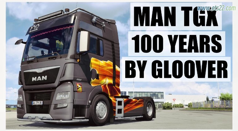 「付费模组泄露搬运」-欧卡资源站【付费模组泄露搬运】MAN TGX E6 100 周年纪念版 v1.49欧卡2mod(1)