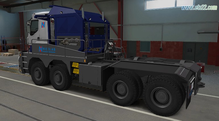 车头Mod-欧卡资源站雷诺 KERAX TRACTOMAS 8X8 V2.0 ETS2 1.49.x欧卡2mod(2)