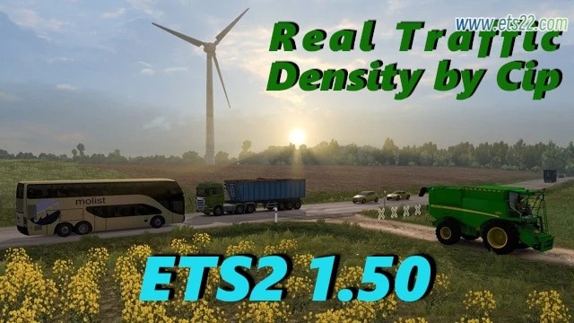  AI车辆-欧卡资源站实际流量密度 ETS2 V1.50A欧卡2mod(1)