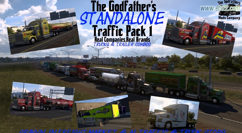 「美卡Mod区」-欧卡资源站[美卡mod]THE GODFATHER'S ATS STANDALONE PACK 1 v1.1  1.50欧卡2mod(1)