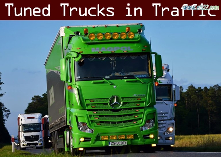  AI车辆-欧卡资源站TUNED TRUCK TRAFFIC PACK BY TRAFFICMANIAC v7.1.2  1.50欧卡2mod(1)