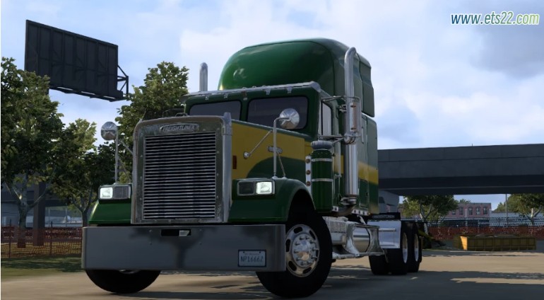 「美卡Mod区」-欧卡资源站[美卡mod]1983-1986 FREIGHTLINER FLC v1.0.9 1.50欧卡2mod(1)