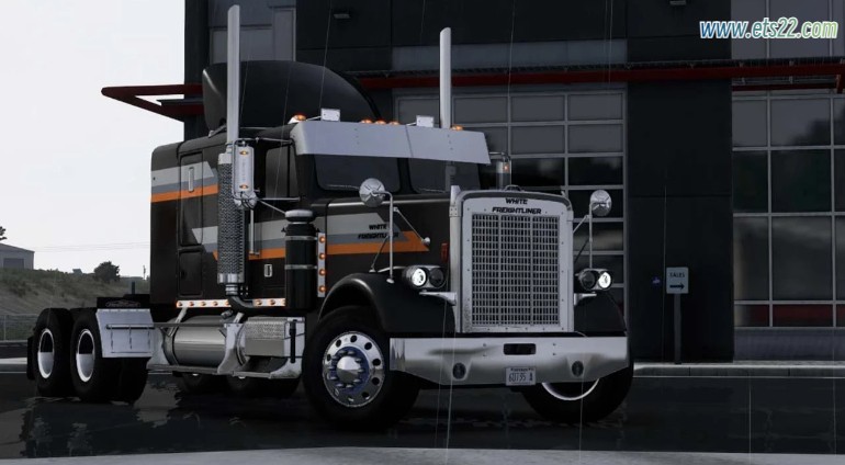 「美卡Mod区」-欧卡资源站[美卡mod]FREIGHTLINER FLC 1983-86 v1.0 1.50欧卡2mod(1)