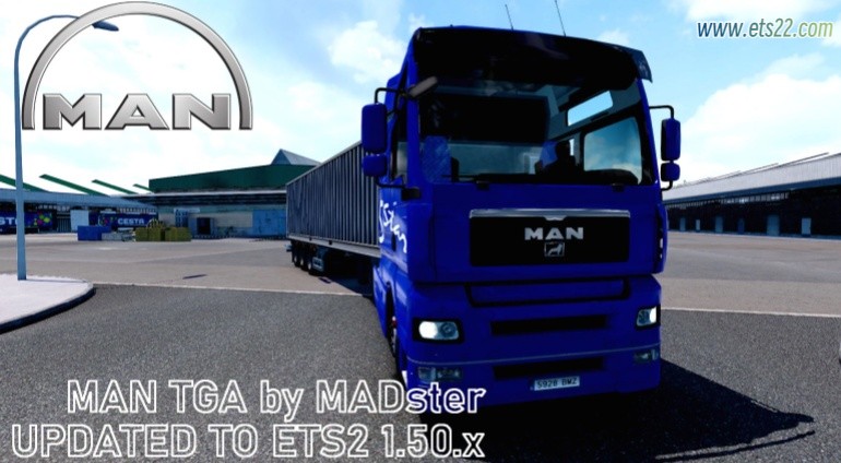 车头Mod-欧卡资源站MADSTER MAN TGA  ETS2 1.50欧卡2mod(1)