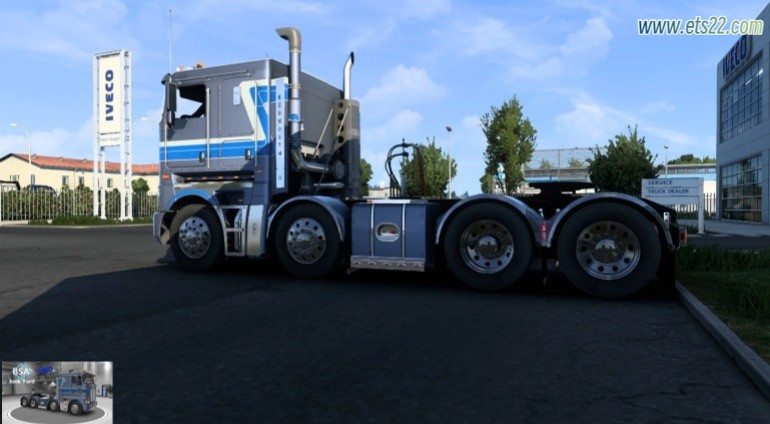 车头Mod-欧卡资源站ETS2 肯沃斯 K200 (BSA EXTENDED) 1.50欧卡2mod(2)