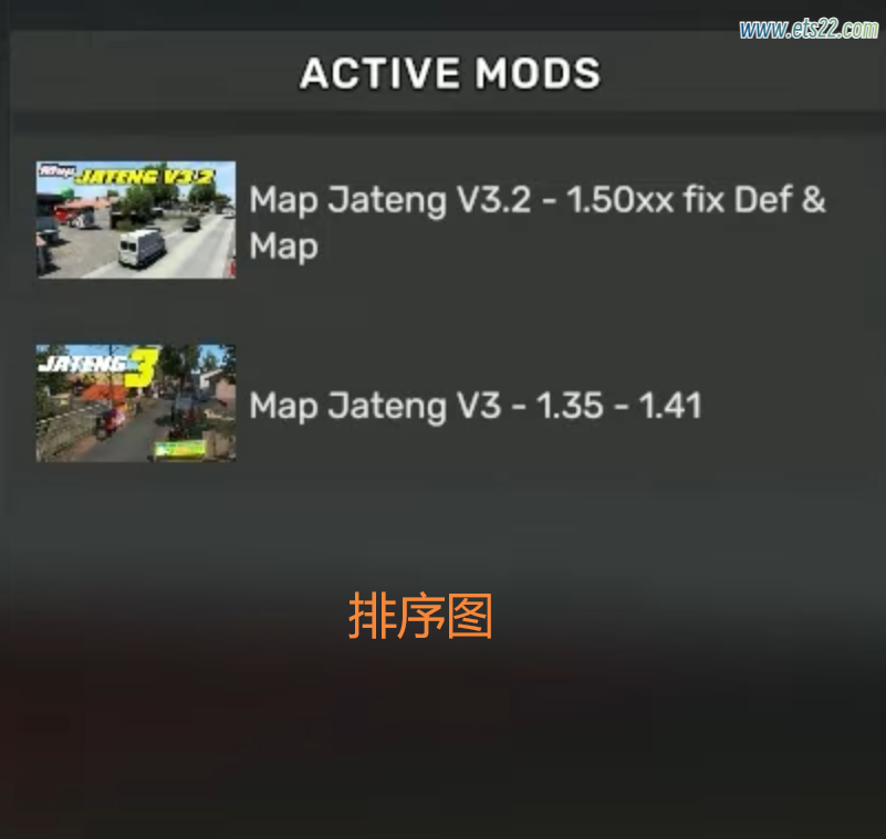 地图Mod-欧卡资源站新地图 JATENG V3.2 FOR 1.50欧卡2mod(2)