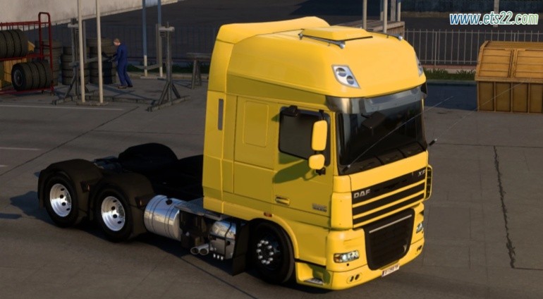 车头Mod-欧卡资源站DAF XF 105 巴西风格 v1.0.1 1.50欧卡2mod(2)