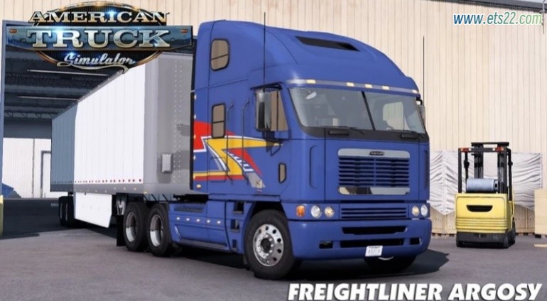 「美卡Mod区」-欧卡资源站[美卡mod] FREIGHTLINER ARGOSY 1.50欧卡2mod(1)