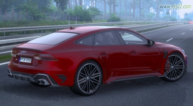 小车客车-欧卡资源站奥迪 RS7 PERFORMANCE 2023 v1.2 1.50欧卡2mod(3)