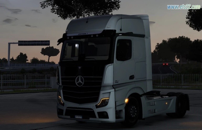 车头Mod-欧卡资源站梅赛德斯ACTROS MP5 2019 （非官方更新） v1.0  1.50欧卡2mod(1)