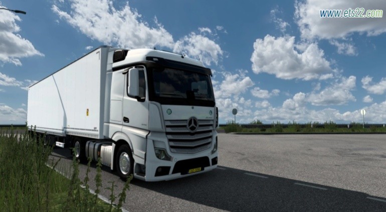 车头Mod-欧卡资源站梅赛德斯ACTROS MP5 2019 （非官方更新） v1.0  1.50欧卡2mod(2)