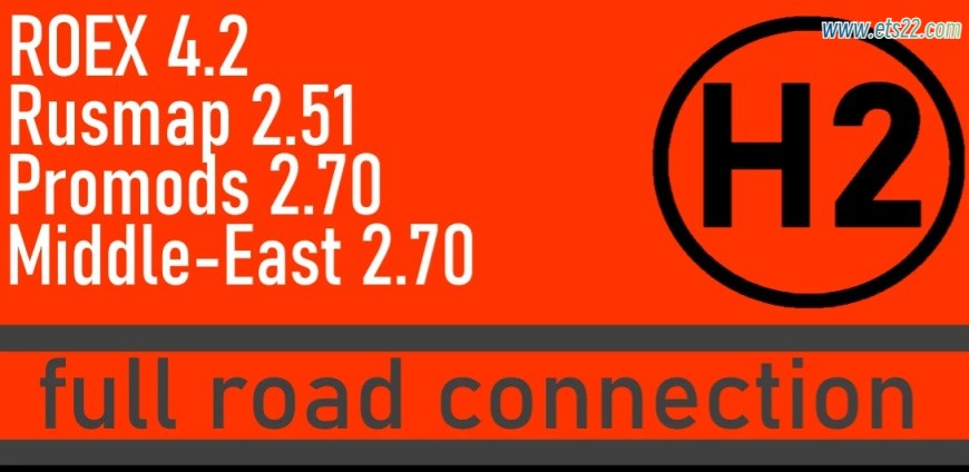 地图Mod-欧卡资源站HYBRID ROAD CONNECTION 道路连接 v4.0 1.50欧卡2mod(2)