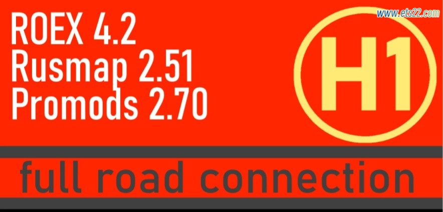 地图Mod-欧卡资源站HYBRID ROAD CONNECTION 道路连接 v4.0 1.50欧卡2mod(1)