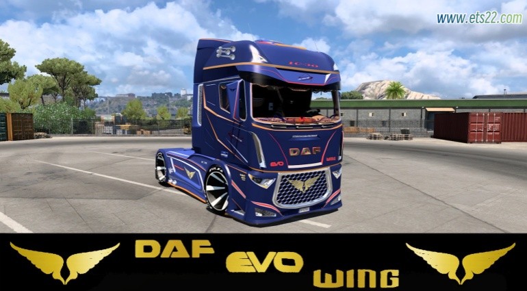 「欧卡2Mod区」-欧卡资源站DAF EVO WING v12 1.50欧卡2mod(1)