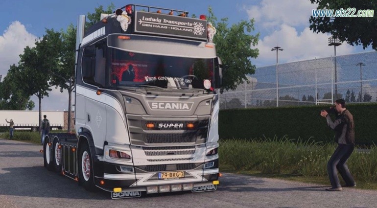 车头Mod-欧卡资源站路德维希·斯堪尼亚 R590 Lowcab+Trailer 1.50欧卡2mod(1)