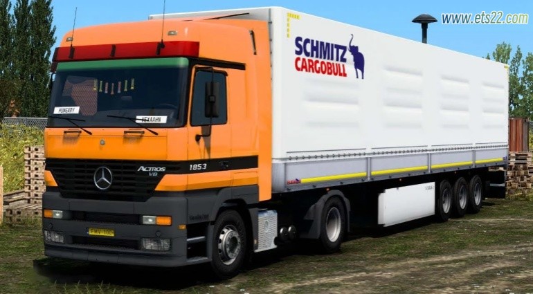 车头Mod-欧卡资源站梅赛德斯 Actros MP1 v1.3 1.50欧卡2mod(1)