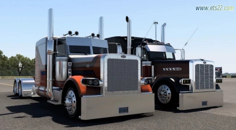 「美卡Mod区」-欧卡资源站[美卡mod] Peterbilt 389 配件包 v1.5 1.50欧卡2mod(1)