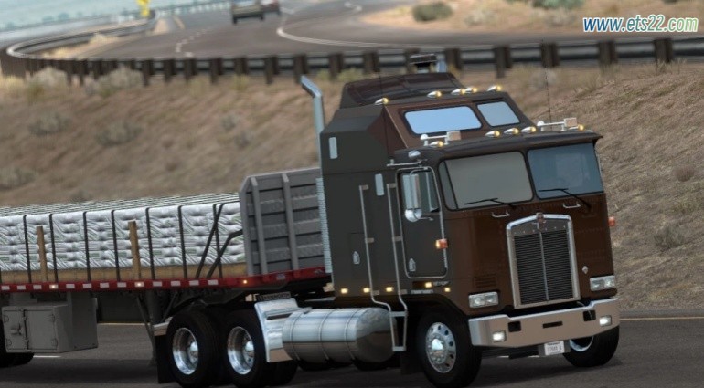 车头Mod-欧卡资源站[美卡mod] Kenworth K100-e by Overfloater v1.3 1.51欧卡2mod(2)