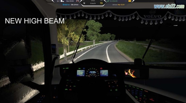 其他Mod-欧卡资源站Original Head Lighs 改进版 v1.0 1.51欧卡2mod(3)