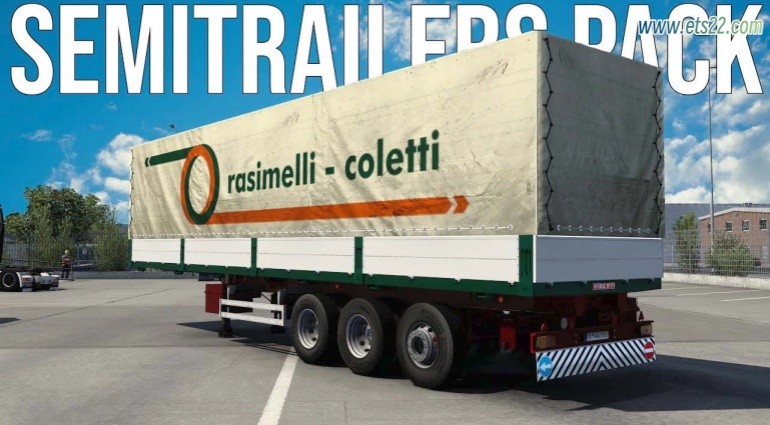 拖车Mod-欧卡资源站Semitrailers Pack 半挂车包 2.0 v1.52欧卡2mod(1)