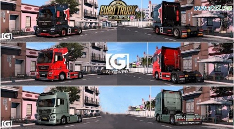 车头Mod-欧卡资源站MAN TGX E6 by Gloover v2.0 1.52欧卡2mod(1)