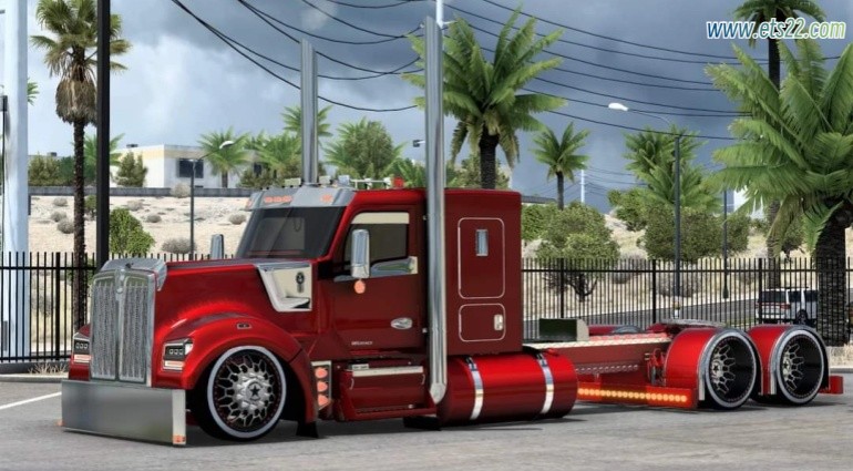 车头Mod-欧卡资源站[美卡] Alka Customs Trucks W990 v1.3 1.52-1.53欧卡2mod(1)