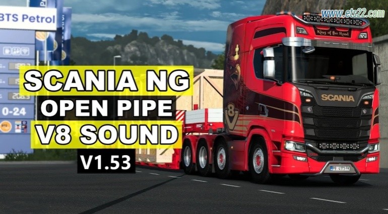 声音Mod-欧卡资源站Scania NG open pipe V8 sound 声音包 1.52-1.53欧卡2mod(1)